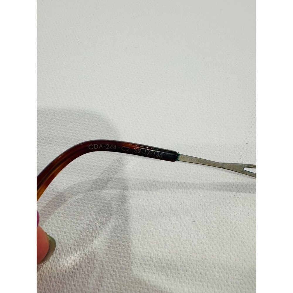 GUC Côte DAzur Europa Womens Eyeglasses CDA-244 52-17-135 Rectangular Frame - Picture 4 of 8